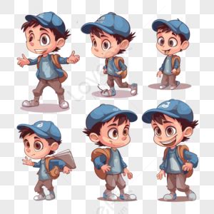 Lumuhod Clipart Cartoon Maliit Na Bata Nagdarasal Sa Asul Na .